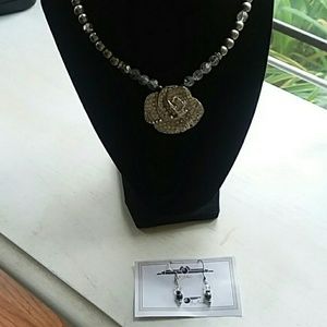 Artisan: B. Aston Necklace and Earrings Set